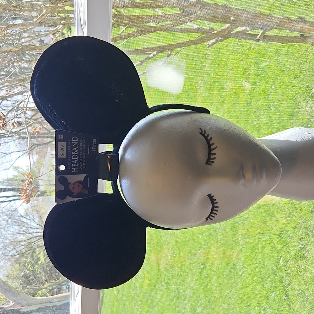 Mouse Ears ☆ Plush ☆ Bendable ☆ Large Ears ☆ NWT ☆ Theatre, Cosplay ☆ Mouse Ears